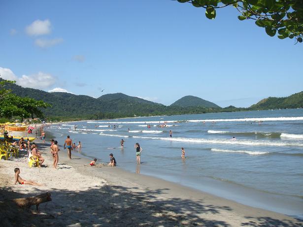 Aptos Familia Com Ar Condicionado Ubatuba Praia Pereque Acu Exterior photo